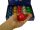  Gummiball mit Licht, Display 20 Stk.