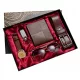  GESCHENKBOX-SET HERRENBRIEFTASCHE RIEMEN UHR BRILLE WEIHNACHTSGESCHENK