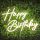  LED-Neonlicht-Inschrift HAPPY BIRTHDAY