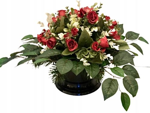  Grabdekoration Grabstrauß Friedhofsrosen