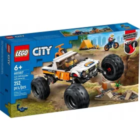  LEGO City 60387 Abenteuer in einem 4x4-Geländewagen