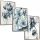 Bilder an der Wand 30x40 SET FRAME GEMÄLDE POSTER FRAME ART BLUMEN NATUR BOHO