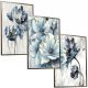 Bilder an der Wand 30x40 SET FRAME GEMÄLDE POSTER FRAME ART BLUMEN NATUR BOHO