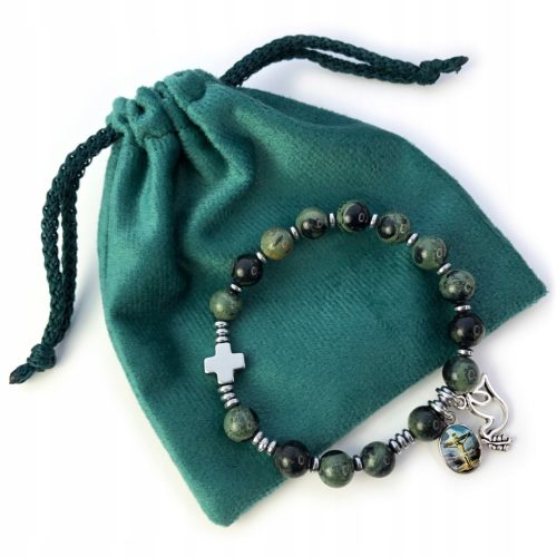  Rosenkranz-Armband für Damen mit zehn Steinen, ein Geschenk für sie