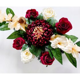  Ikebana-Kranzstrauß für ein Grab