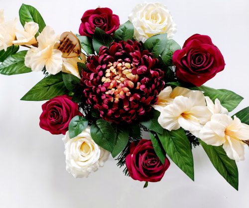  Ikebana-Kranzstrauß für ein Grab