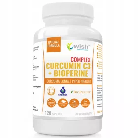   CURCUMIN C3® 500mg + BIOPERINE® 10mg COMPLEX - WISH Pharmaceutical® für Gelenkgesundheit und Immunsystem