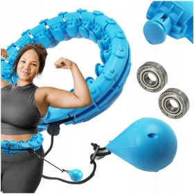  Hula-Hoop-Reifen mit Hikey-Noppen, 45 cm, blau