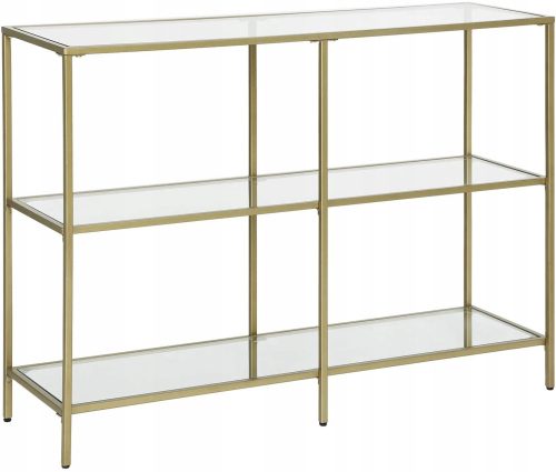  Vasagle mattgoldene Konsole 100 x 73 x 30 cm