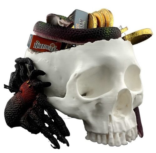  SKULL SWEET BOWL CANDY HALLOWEEN DEKO IN FORM EINES SCHÄDELS