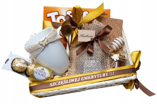  GESCHENK FÜR DEN RUHESTAND GESCHENKKORB FÜR DEN RUHESTAND BECHER TEE
