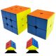  WÜRFELSET 2x2 3x3 ORIGINAL PROFESSIONAL JUSTIERTES GLAS + KOSTENLOS