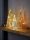 SET MIT 3 WEIHNACHTSBÄUMEN, LED-DEKO, GLASVERZIERUNG