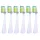  6x Spitzen für Hoffen Sonic AL-5902 und AL-5202 UV-C White