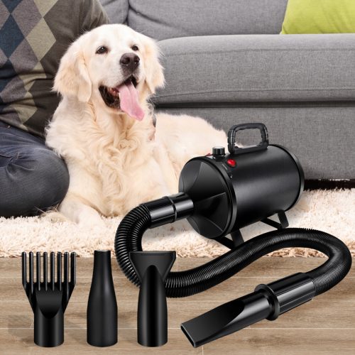  Hundehaartrockner Grooming Blaster Schneefräse mit 4 Düsen, geräuscharm