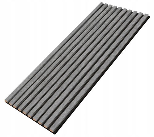 Wandlatten, Dekorplatte auf FILZ, 10 Stück, Loft, grauer Beton, 275x46
