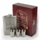  ROSA UND GLÄSER IN EINER BOX MIT GRAVUR. Geburtstagsgeschenk 18-99