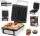 Adler AD 3056S Waffeleisen 2000 W Silber/Grau
