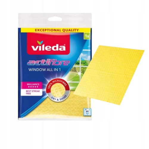  Actifibre Fenstertuch für Glas Vileda 36x32cm