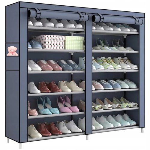 Severno Schuhschrank 118 x 108 x 30 cm in den Grautönen
