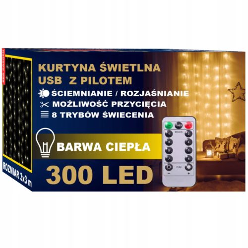  Rote Gartengirlande 300 cm Netz