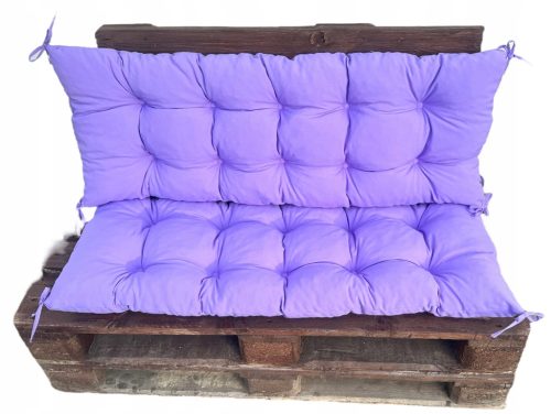  KISSEN KISSEN Euro Gartenmöbel aus Paletten SET 120CM Violett