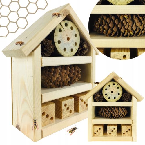  Hotelhaus, Futterhäuschen, Box für Insekten, HD-Insekten