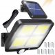 Straßenlaternen für den Garten Straßenlampe 50 W 4999 lm, batteriebetrieben, Solar