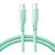  Joyroom USB Typ C - USB Typ C Kabel 1 m grün