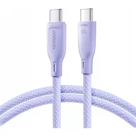  Joyroom USB Typ C - USB Typ C Kabel 1 m Lila