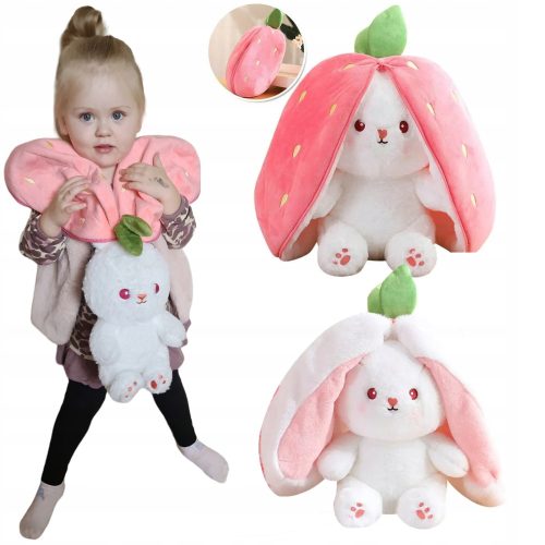  Maskottchen Plüsch Kaninchen Hase Erdbeere