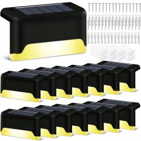  Solarlampe, schwarz, 4,5 cm, 16 Stk.