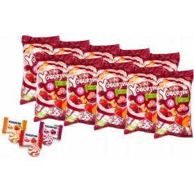   Roshen Yogurtini Frucht-Karamellbonbons, 1kg Packung - 10 Stück