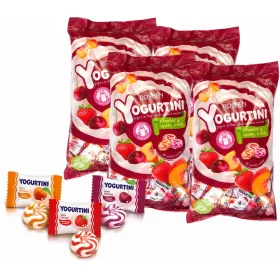 Roshen Yogurtini Frucht-Karamellbonbons, 4 x 1kg