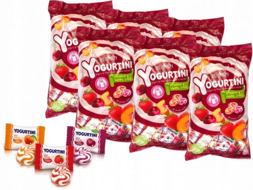 Roshen Yogurtini Karamellen mit fruchtigem Joghurtgeschmack, 1kg