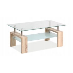    Signalbank, rechteckige Bänke, 100 x 60 x 55 cm, Sonoma-Eiche