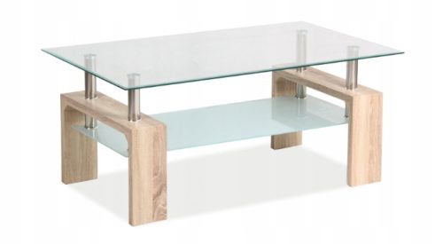  Signalbank, rechteckige Bänke, 100 x 60 x 55 cm, Sonoma-Eiche