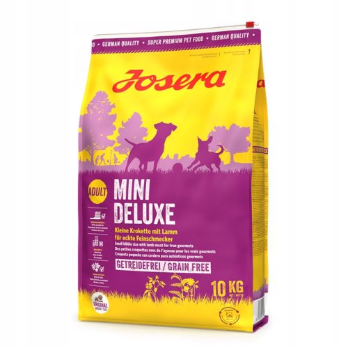  Josera Mini Deluxe 10 kg getreidefreies Futter für kleine Rassen