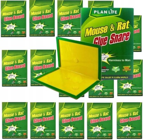  15x STARKER KAPIERFALLENKLEBER MAUSEFALLE RATS BUILDFALLE DERATISIERUNG