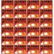  Weißes Anzündholz, Flambit, 24er-Pack X 32 Würfel Kaminanzünder