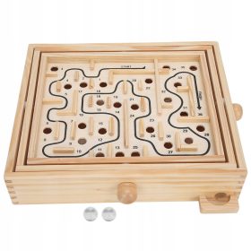  Pädagogisches Kugellabyrinthspiel aus Holz