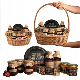  Geschenkkorb-Kekse-Set mit Marmeladenbonbons