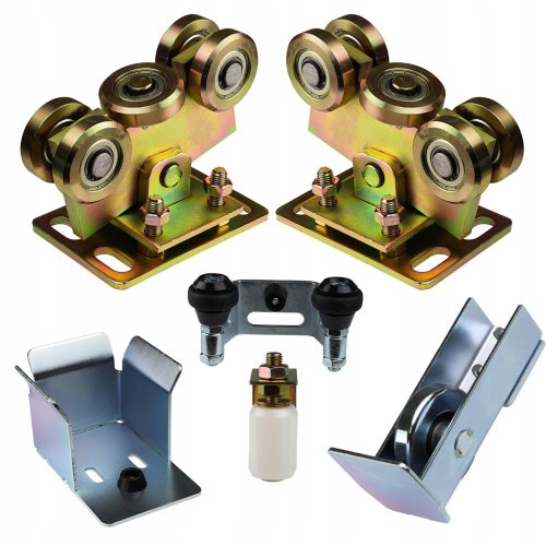 ROLLEN FÜR SCHIEBETORE, SCHWENKWAGEN 80x80, 6-TEILIGES SET