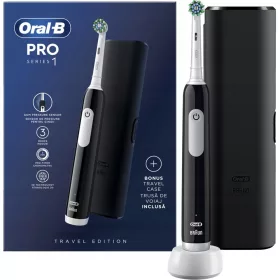    Oral-B Pro Series 1 Elektrische Zahnbürste Schwarz mit Etui