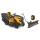 Gartentraktormäher Cub Cadet XT1 OR95 Traktormäher – 95 cm 18 PS + Bulldozer Pflug Schneeketten Traktor MTD SET