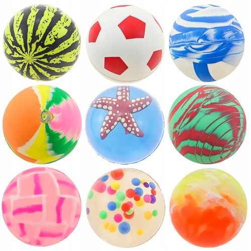 Perfekter Gummiball, mehrfarbig