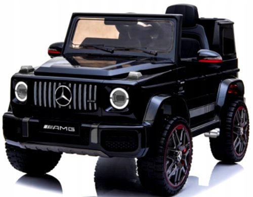  Mercedes AMG G63 für Kinder Schwarz + Fernbedienung + MP3-LED + Free Start + EVA +