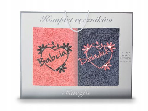 Sets Handtücher Ein Set Baumwollhandtücher für Oma und Opa
