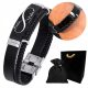  Herren-LEDER-Armband mit Gravur, schwarzer Stahl, Geschenk + KOSTENLOSE GRAVUR