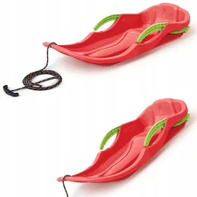    2x Schlitten Schlittenrutsche mit Bremsen Race S schnelle Fahrt